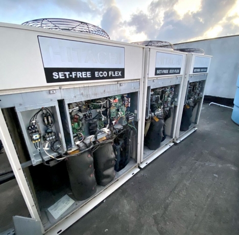 Manutenção Preventiva em Sistema VRF Hitachi.