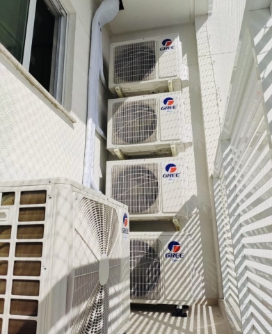 Instalações de Ar condicionado Split da marca GREE.