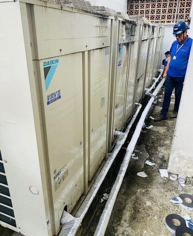 Manutenção Preventiva em Sistema VRV DAIKIN de 84HP.